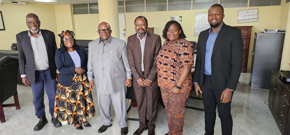 A FANRPAN delegation with hosts during follow-up meetings in Harare after the dialogue.