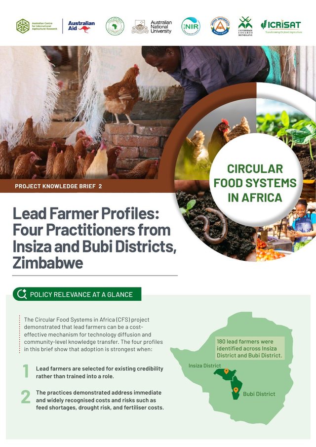 Cover of Lead Farmer Profiles from Insiza and Bubi, Zimbabwe