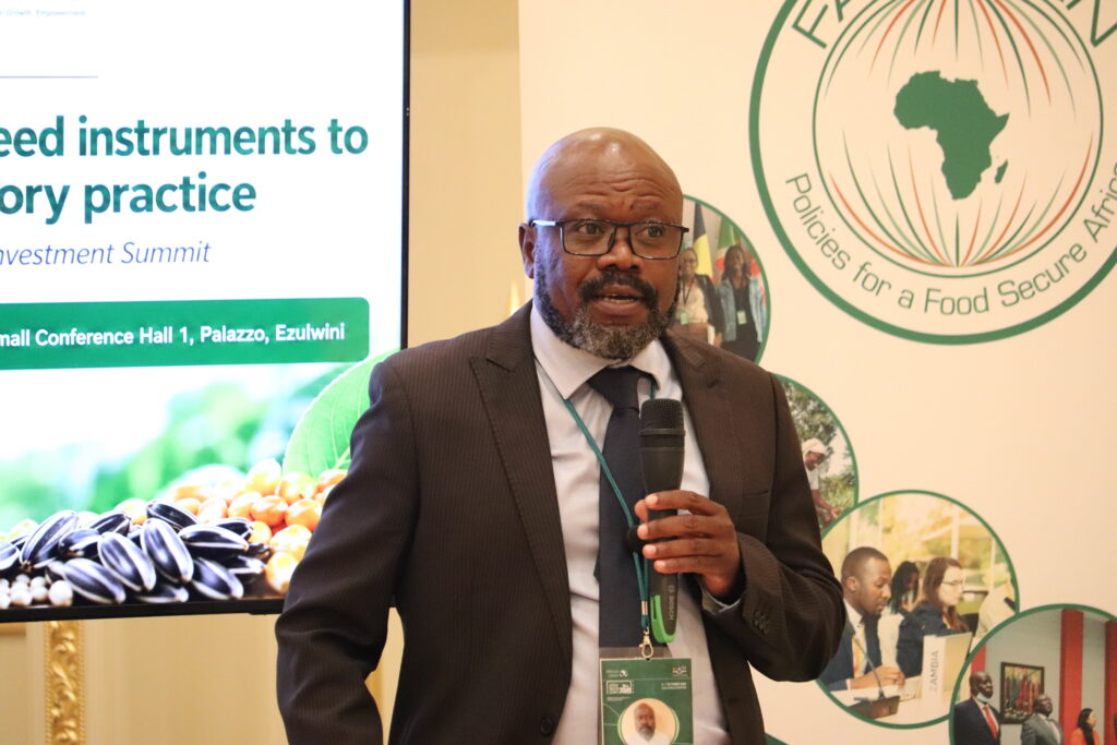 Dr Tshilidzi Madzivhandila, Chief Executive Officer of FANRPAN.