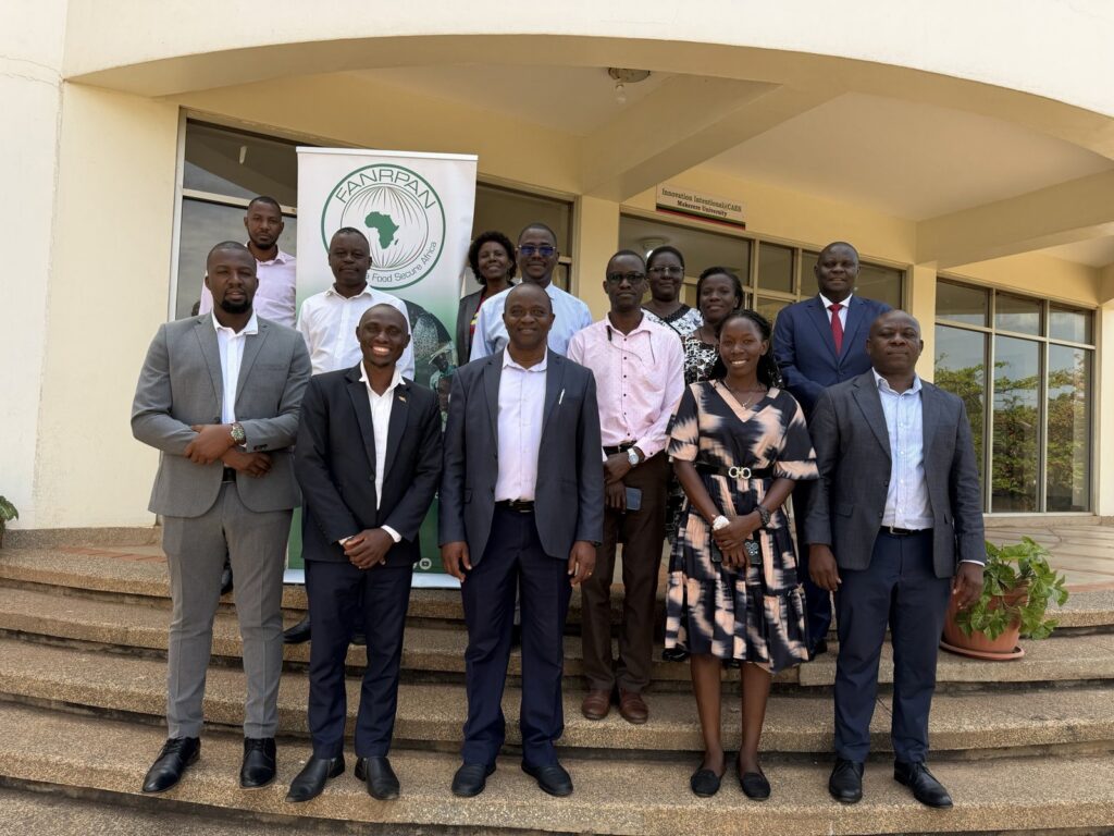 Uganda National Post-Harvest Management Technical Working Group members with Makerere University and FANRPAN, Kampala, 2 September 2026