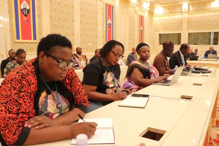 Participants follow the FANRPAN side event at the African Union Seed Investment Summit in Ezulwini